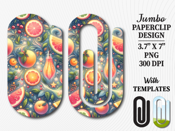 Fruit Orange Lemon Jumbo Paperclip PNG