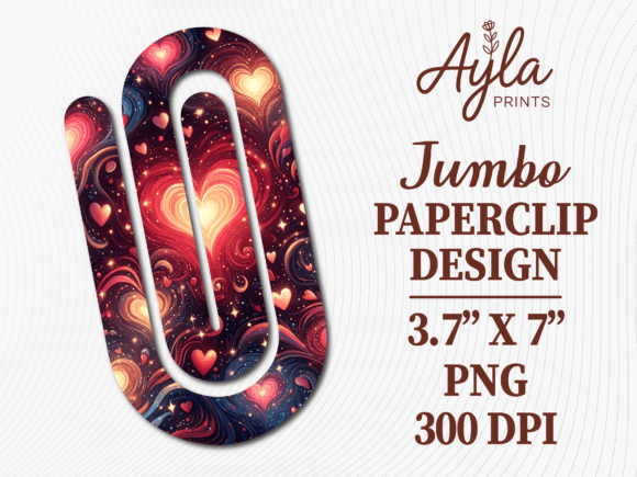 Red Galaxy Heart Art Jumbo Paperclip: A Strategic Asset for Creative Workflows
