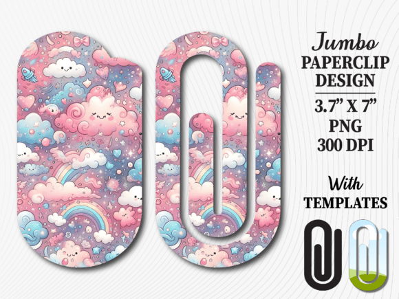 Sky Clouds Rainbow Jumbo Paperclip: A Creative Digital Solution for Modern Projects