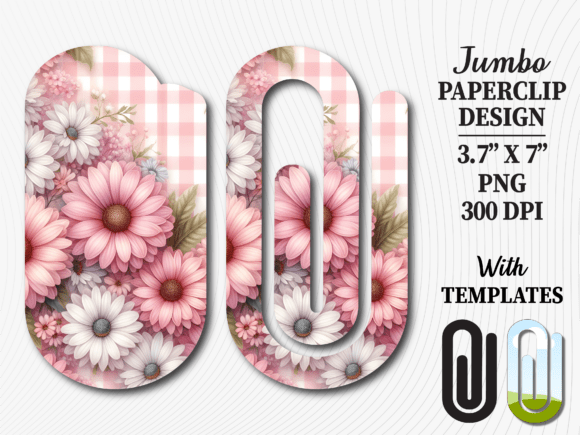 Transforming Office Supplies: The Strategic Value of the Daisy Pink Gingham Jumbo Paperclip PNG in Modern Branding