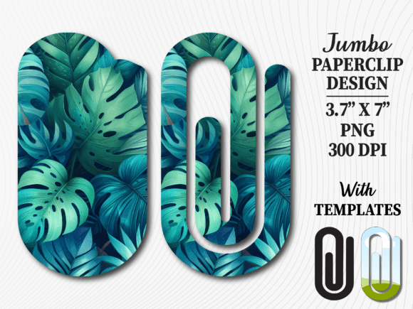 Tropical Monstera Leaf Jumbo Paperclip: A Comprehensive Guide to Custom Bookmarks and Gifts