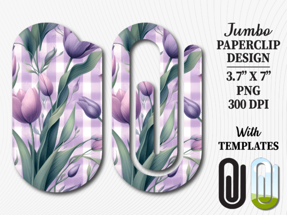 Tulip Spring Flower Jumbo Paperclip PNG: A Fresh Take on Functional Design